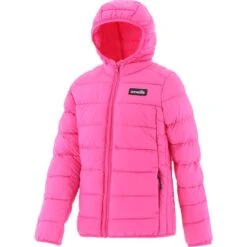 Kids' Fiona Hooded Padded Jacket Pink -underwear Zone fion 072 0 gen pkxxxx kids p1