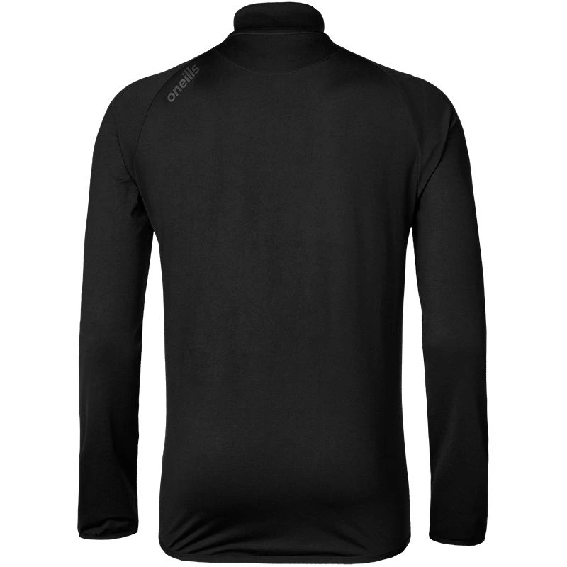 Men's Foyle Brushed Half Zip Black 2 Men's Foyle Brushed Half Zip Black - Image 2