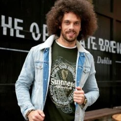 Guinness Classic Tee Irish Label Bottle -underwear Zone g1239 2