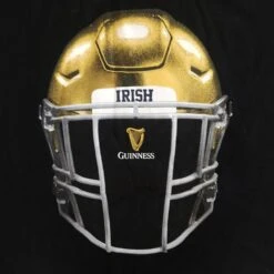 Guinness Men's Notre Dame Helmet T-Shirt Black -underwear Zone gnd1000 3