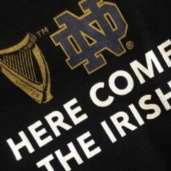 Guinness Men's Notre Dame Helmet T-Shirt Black -underwear Zone gnd1000 5