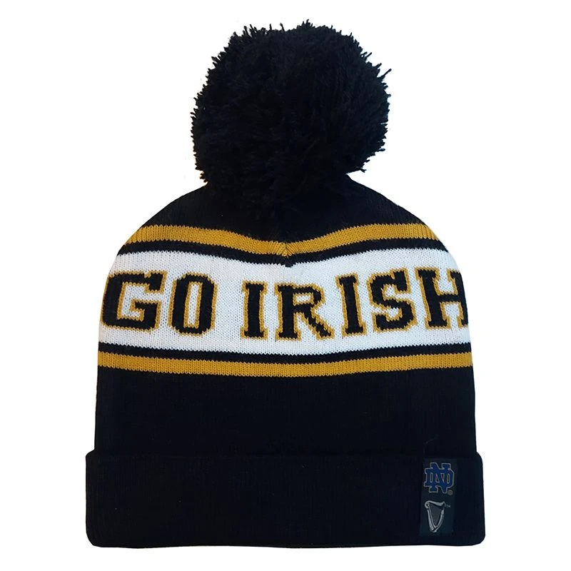 Guinness Notre Dame Bobble Hat Black / Gold 1 Guinness Notre Dame Bobble Hat Black / Gold