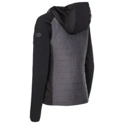 Trespass Women's Grace Full Zip Hybrid Jacket Black -underwear Zone grace fatolstr0018 blk b
