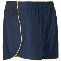 Women's Graphite Athletic Shorts Blue / Yellow -underwear Zone graphite 178 athletic shorts mar aspen gold 2