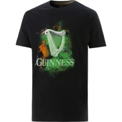 Guinness Men's Harp T-Shirt Black