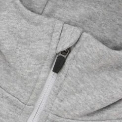 Women's Henry Fleece Full Zip Hoodie Grey -underwear Zone henry16 fz flc hoodie marl grey 4 2