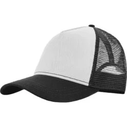 Hudson Trucker Cap Black / White