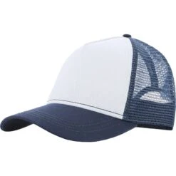 Hudson Trucker Cap Marine / White