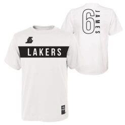 Men's LeBron "Skill Drills" T-Shirt Black / White -underwear Zone k2m1fdjy 000 lak06 james lakers st