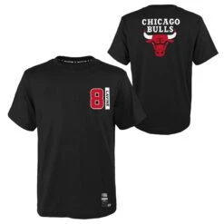 Men's Chicago Bulls Lavine T-Shirt Black / White / Red -underwear Zone k2m1feyd 000 bulzl zach lavine bulls st