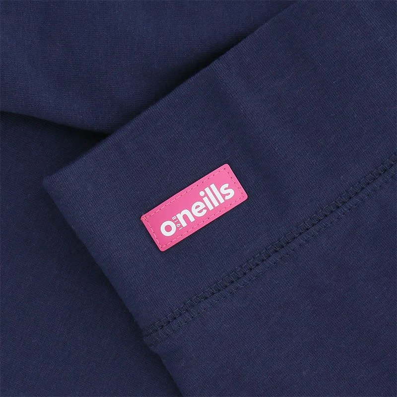 Women's Katalina Cotton Cycling Shorts Marine / Pink 4 Women's Katalina Cotton Cycling Shorts Marine / Pink - Image 4