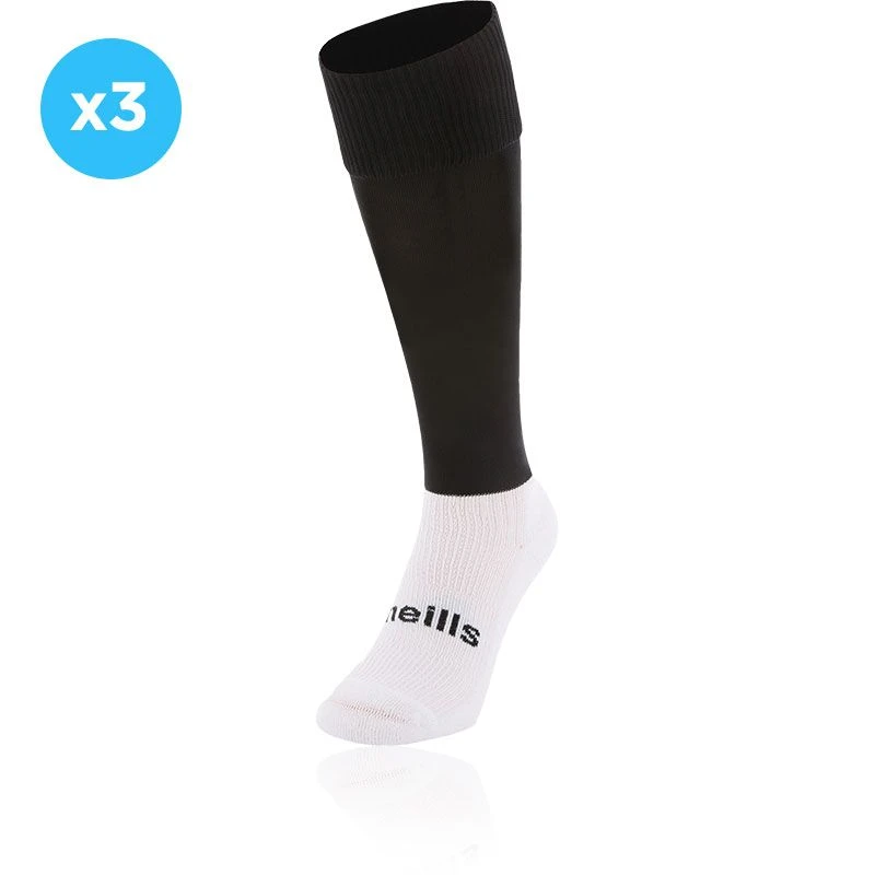 Kids' Koolite Max Premium Sports Socks 3 Pack Black 1 Kids' Koolite Max Premium Sports Socks 3 Pack Black