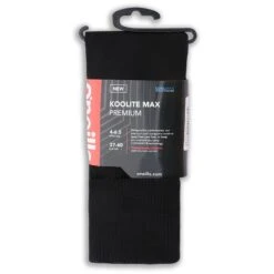 Koolite Max Premium Sports Socks Black -underwear Zone kmpr s01 0 gen bkxxxx adlt p3