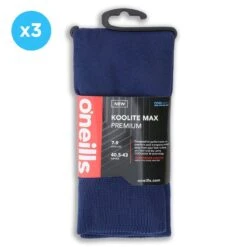 Men's Koolite Max Premium Sports Socks 3 Pack Marine -underwear Zone kmpr s01 0 gen mexxxx adlt p3 2