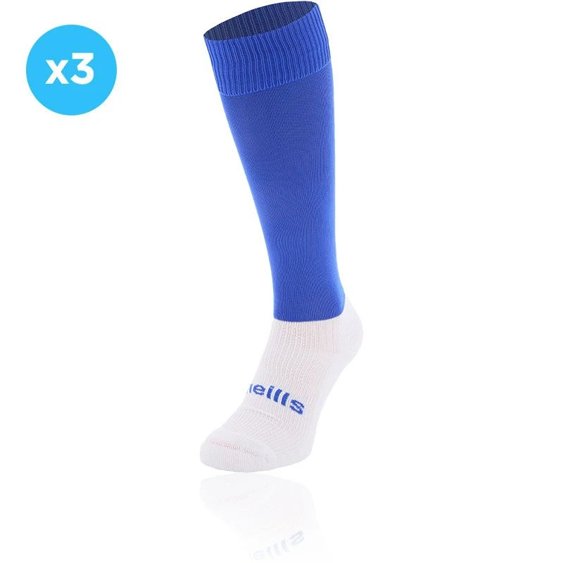Men's Koolite Max Premium Sports Socks 3 Pack Royal 1 Men's Koolite Max Premium Sports Socks 3 Pack Royal