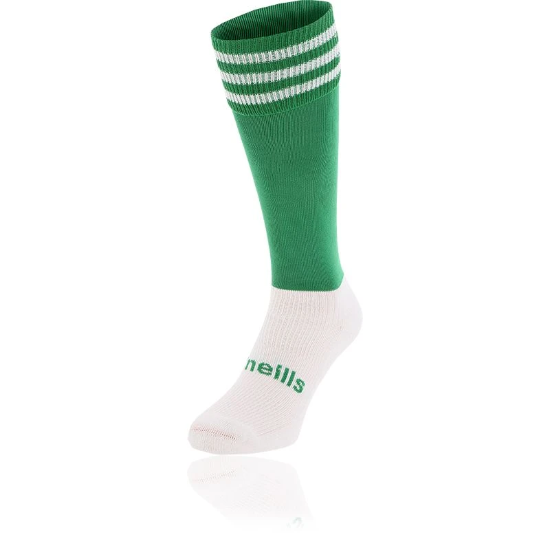 Koolite Max Premium Sports Socks Bars Green / White 1 Koolite Max Premium Sports Socks Bars Green / White
