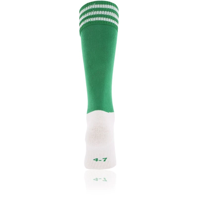 Koolite Max Premium Sports Socks Bars Green / White 2 Koolite Max Premium Sports Socks Bars Green / White - Image 2