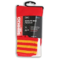 Koolite Max Premium Sports Socks Bars Red / Amber -underwear Zone kmpr s02 0 gen rdamxx 79 p3 1