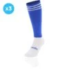 Men's Koolite Max Premium Sports Socks Bars 3 Pack Royal / White