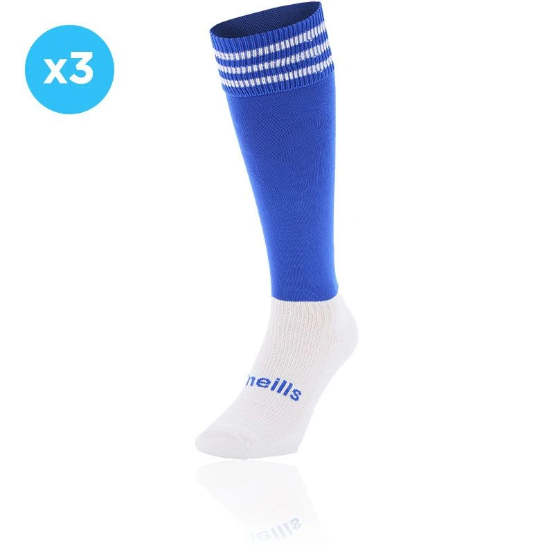 Kids' Koolite Max Premium Sports Socks Bars 3 Pack Royal / White 1 Kids' Koolite Max Premium Sports Socks Bars 3 Pack Royal / White