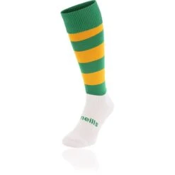 Koolite Max Premium Sports Socks Hoops Green / Amber