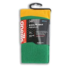 Koolite Max Premium Sports Socks Hoops Green / Amber -underwear Zone kmpr s03 0 gen gnamxx 79 p3 1