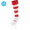 Men's Koolite Max Premium Sports Socks Hoops 3 Pack Red / White