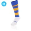 Men's Koolite Max Premium Sports Socks Hoops 3 Pack Royal / Amber