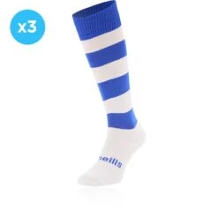 Men's Koolite Max Premium Sports Socks Hoops 3 Pack Royal / White