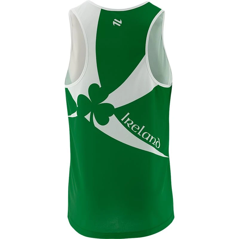 Knockout Boxing Vest Green / White 2 Knockout Boxing Vest Green / White - Image 2