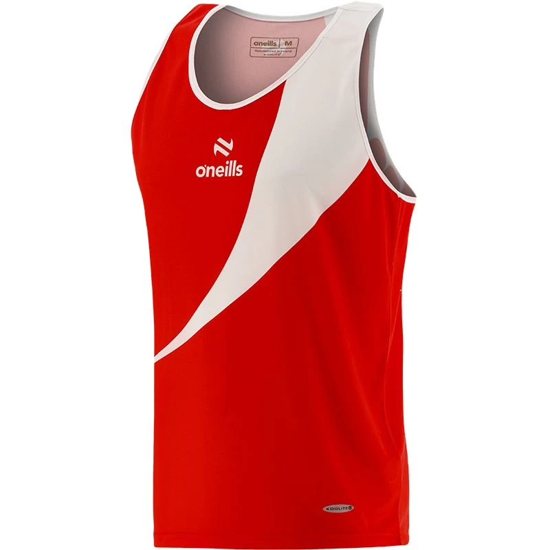 Knockout Boxing Vest Red / White 1 Knockout Boxing Vest Red / White
