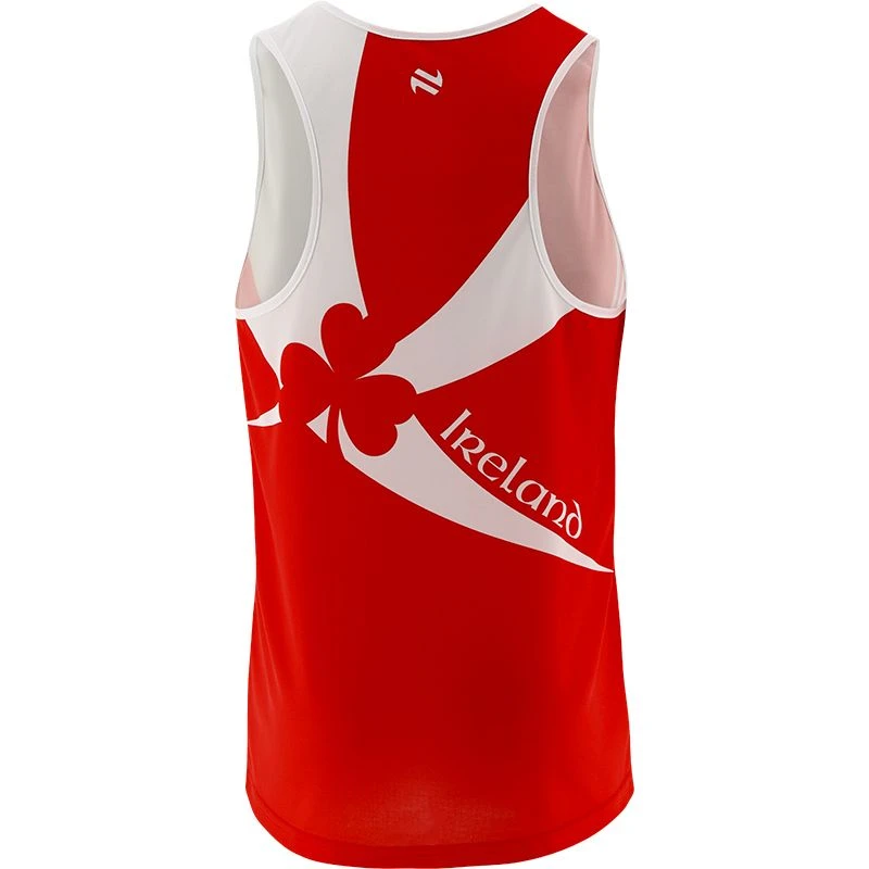 Knockout Boxing Vest Red / White 2 Knockout Boxing Vest Red / White - Image 2