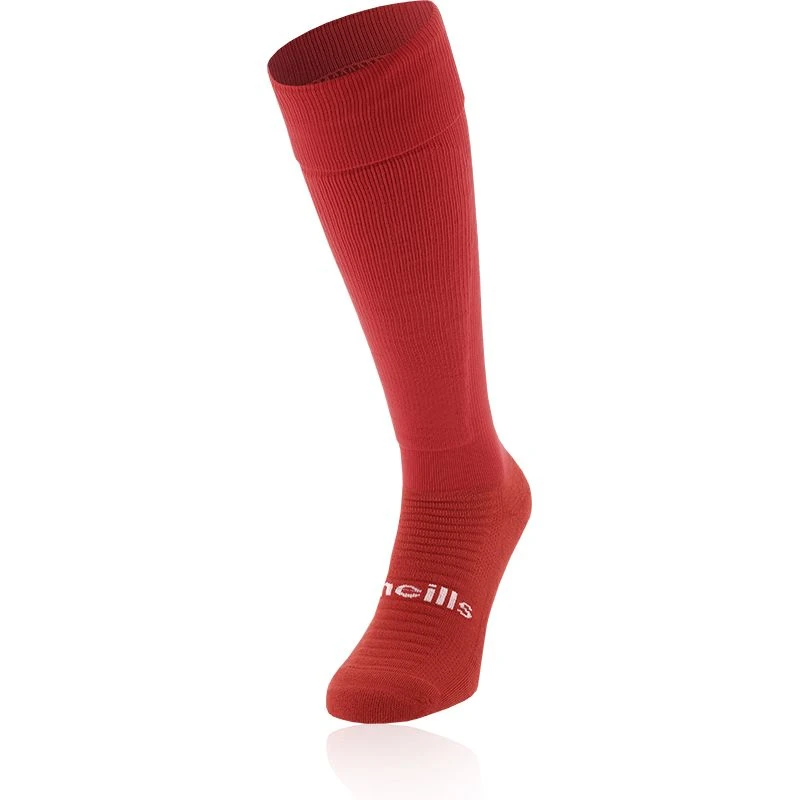 Men's Koolite Max Elite Long Sports Socks Red 1 Men's Koolite Max Elite Long Sports Socks Red
