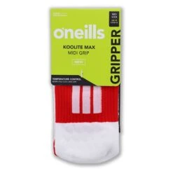 Koolite Max Grip Socks Red / White 6 Koolite Max Grip Socks Red / White -underwear Zone komg s05 0 gen rdwhxx adlt p 3
