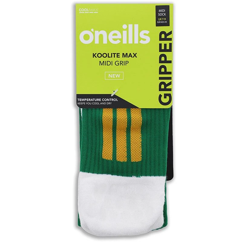 Koolite Max Grip Socks Green / Amber 3 Koolite Max Grip Socks Green / Amber - Image 3