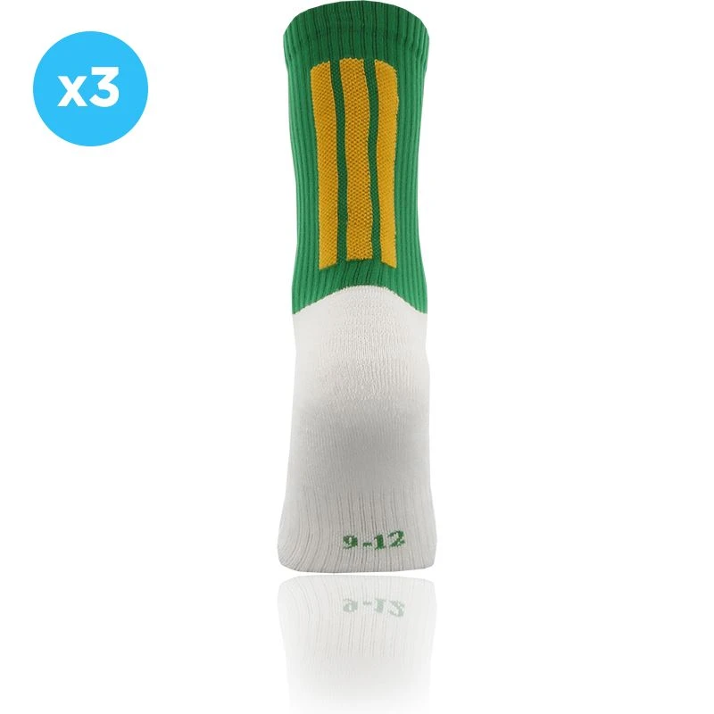 Koolite Max Midi Socks 3 Pack Green / Amber 1 Koolite Max Midi Socks 3 Pack Green / Amber