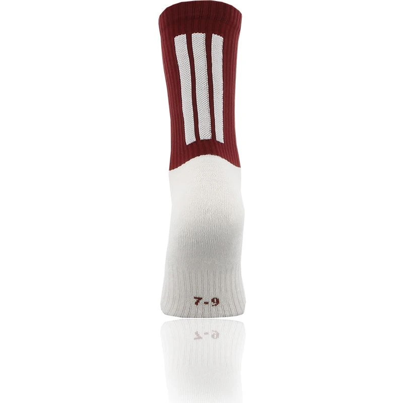 Koolite Max Midi Socks Maroon / White 1 Koolite Max Midi Socks Maroon / White