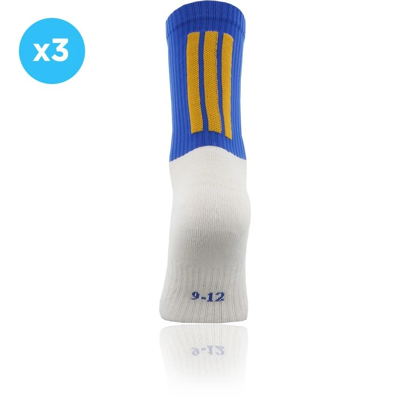 Kids' Koolite Max Midi Socks 3 Pack Royal / Amber 1 Kids' Koolite Max Midi Socks 3 Pack Royal / Amber