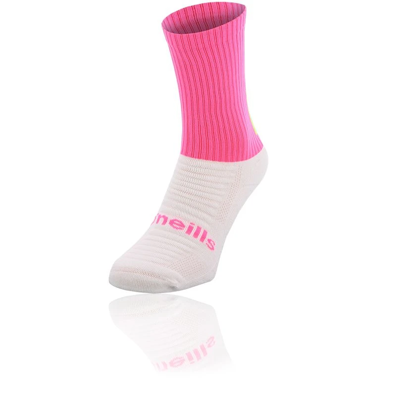 Koolite Max Midi Socks Pink / Green 2 Koolite Max Midi Socks Pink / Green - Image 2