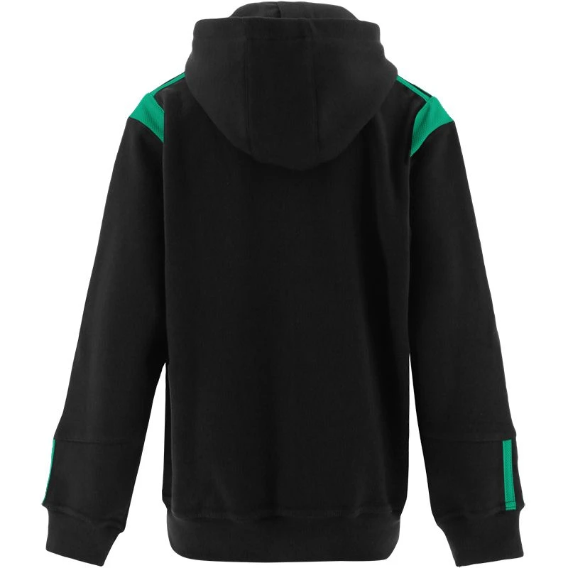 Kids' Loxton Hooded Top Black / Green 2 Kids' Loxton Hooded Top Black / Green - Image 2