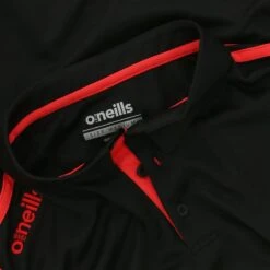 Kids' Loxton Polo Shirt Black / Red -underwear Zone loxton 061 k20 polo blk red 2s 6 1