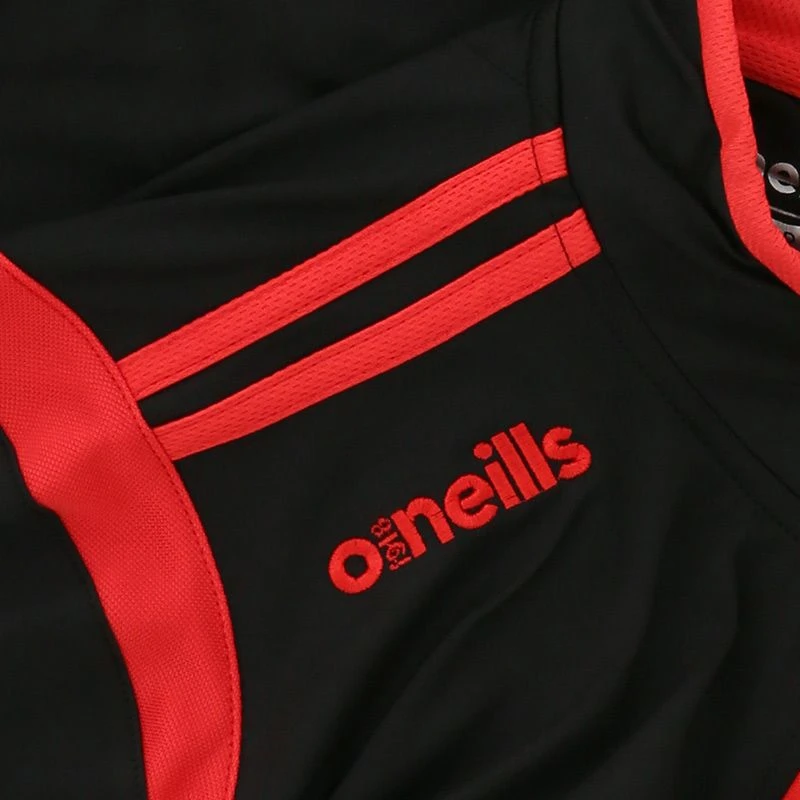 Men's Loxton Brushed Half Zip Top Black / Red 4 Men's Loxton Brushed Half Zip Top Black / Red - Image 4