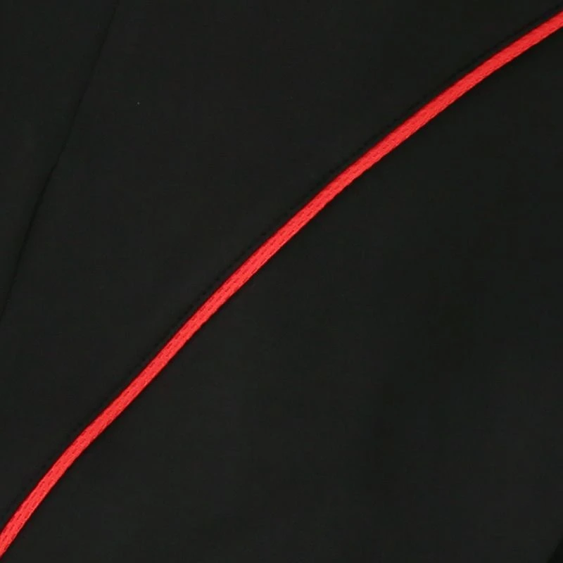 Kids' Loxton Brushed Half Zip Top Black / Red 7 Kids' Loxton Brushed Half Zip Top Black / Red - Image 7