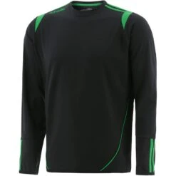 Kids' Loxton Brushed Crew Neck Top Black / Green