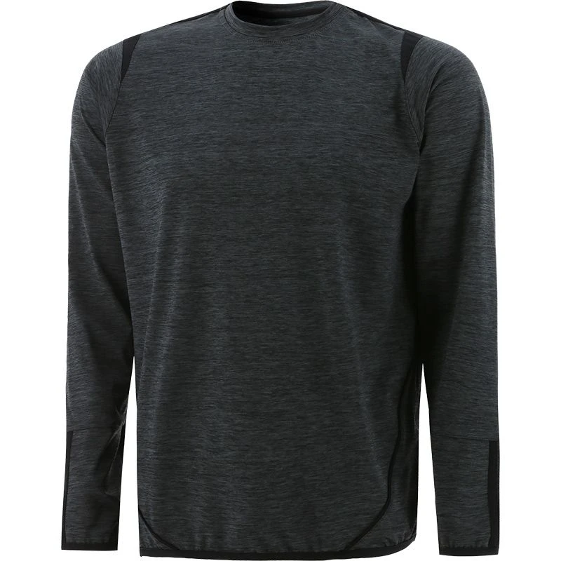 Men's Loxton Brushed Crew Neck Top Black 1 Men's Loxton Brushed Crew Neck Top Black