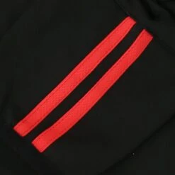 Men's Loxton Brushed Crew Neck Top Black / Red -underwear Zone loxton 183 brushed crew neck blk red 2s 5