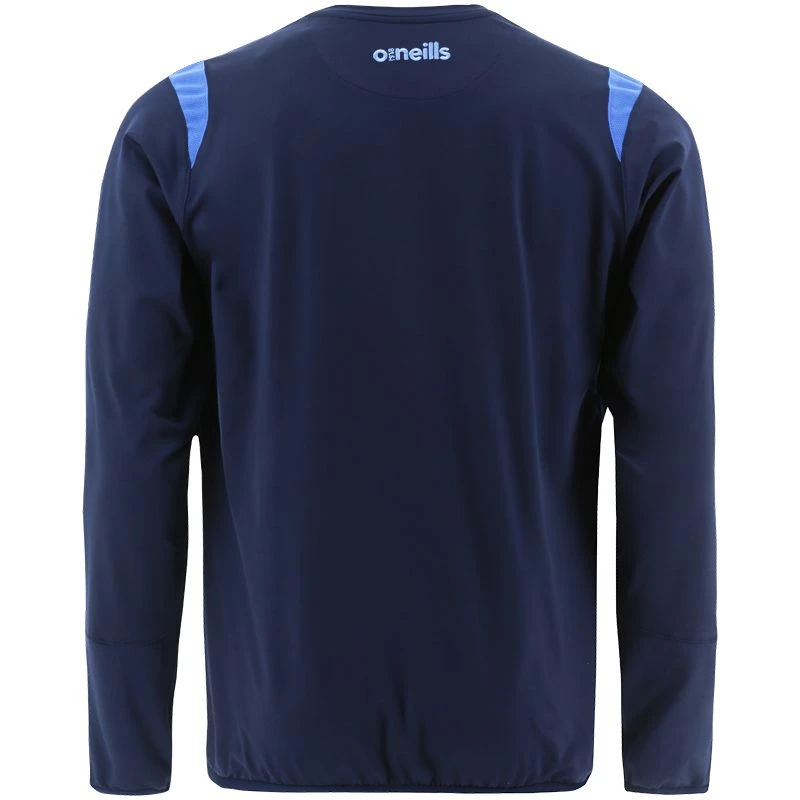 Men's Loxton Brushed Crew Neck Top Marine / Sky 2 Men's Loxton Brushed Crew Neck Top Marine / Sky - Image 2