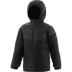 Kids' Maddox Hooded Padded Jacket Black