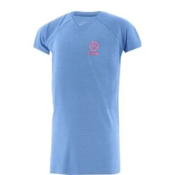 Kids' Madison V-Neck T-Shirt Blue / Pink