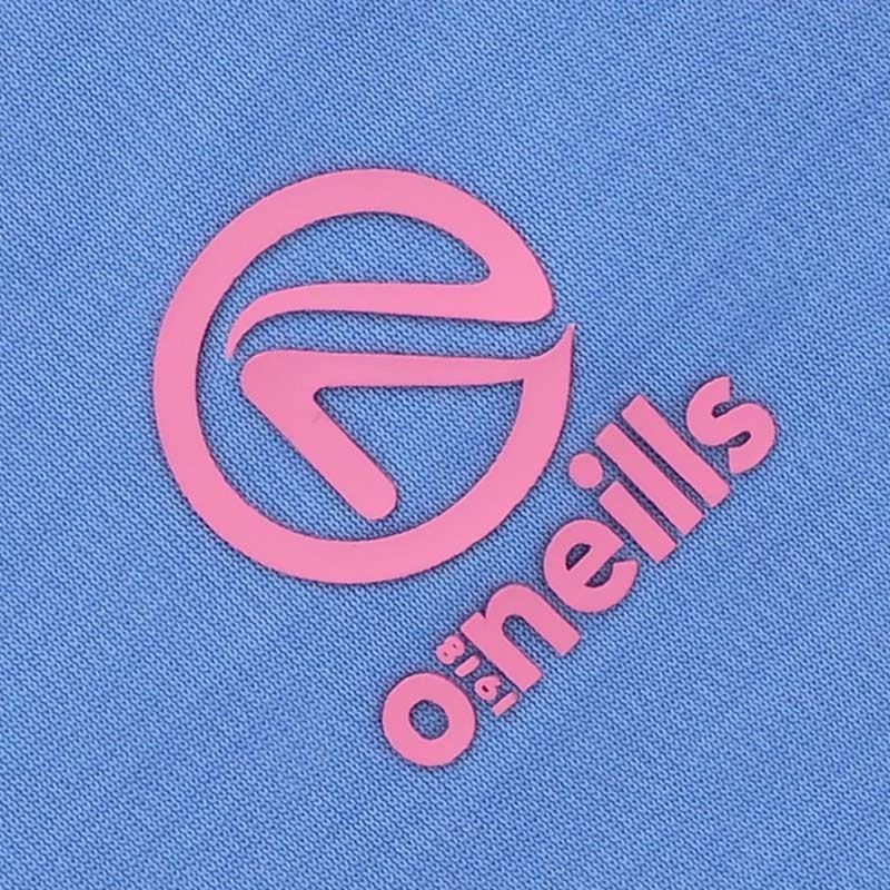 Kids' Madison V-Neck T-Shirt Blue / Pink 3 Kids' Madison V-Neck T-Shirt Blue / Pink - Image 3